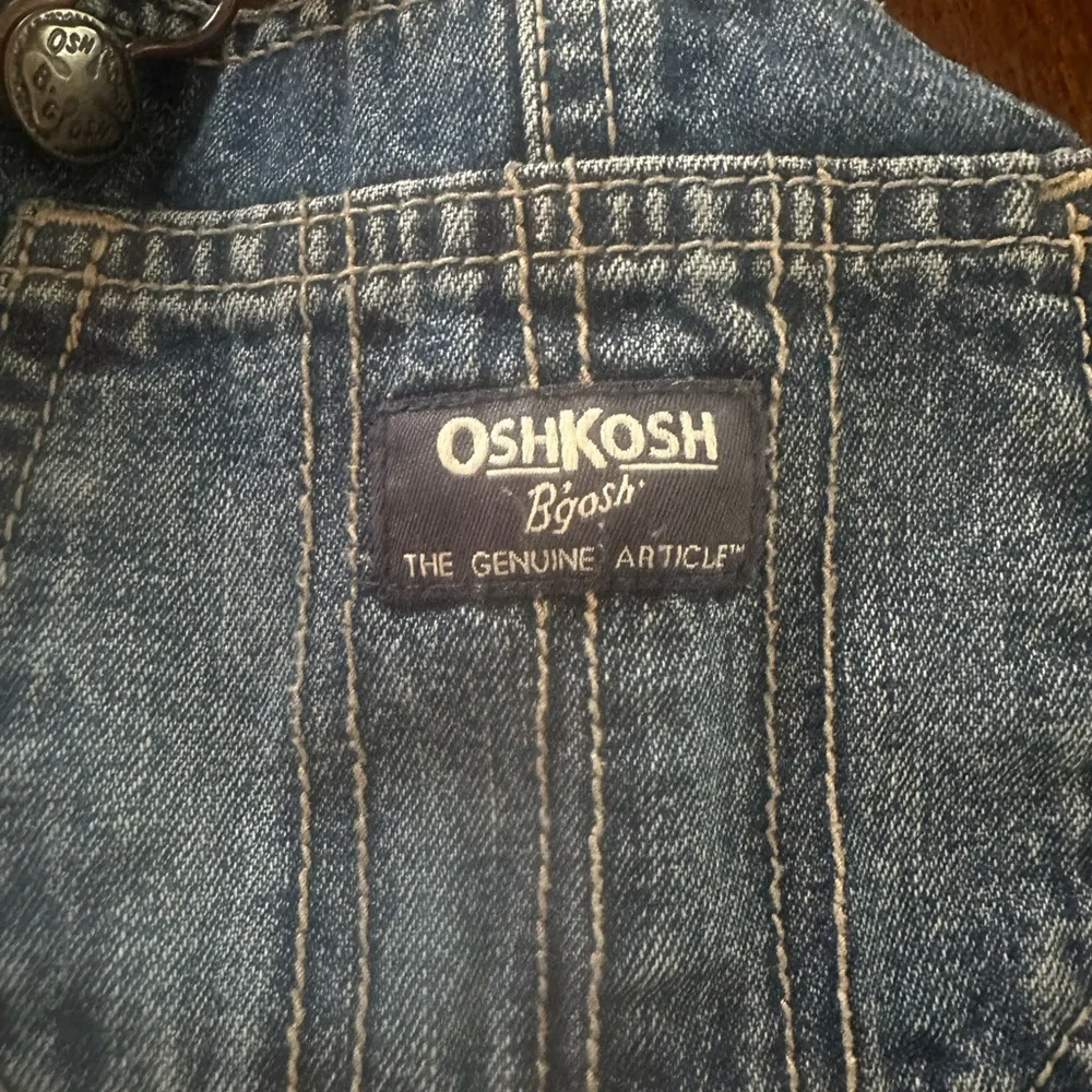 Kids vintage cotton OshKosh Bgosh denim overalls‎ size 24 months